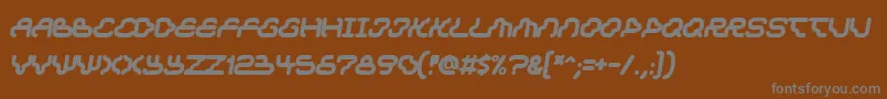 Dream Font – Gray Fonts on Brown Background