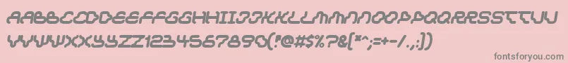 Dream Font – Gray Fonts on Pink Background