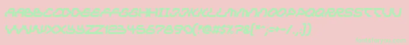 Dream Font – Green Fonts on Pink Background