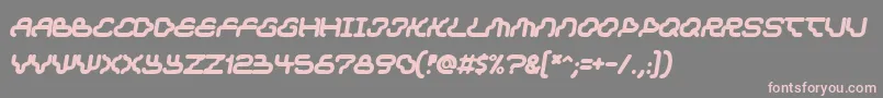Dream Font – Pink Fonts on Gray Background