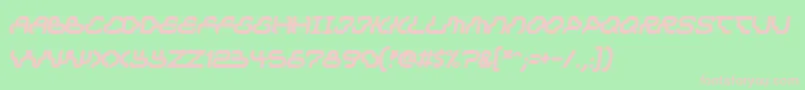 Dream Font – Pink Fonts on Green Background