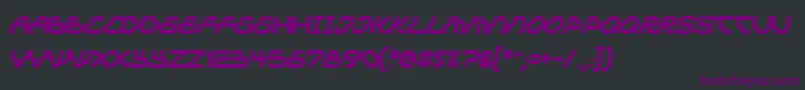 Dream Font – Purple Fonts on Black Background