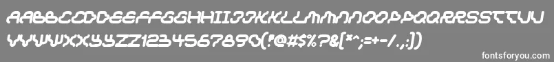 フォントDream – 灰色の背景に白い文字