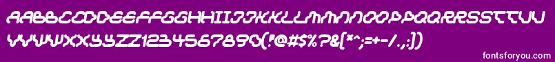 Dream Font – White Fonts on Purple Background