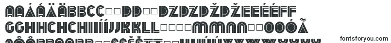 DekalInline-fontti – slovakian fontit