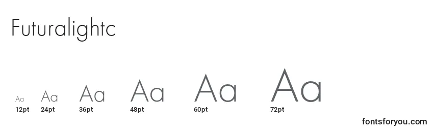 Futuralightc Font Sizes