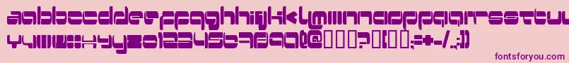 Switzerl Font – Purple Fonts on Pink Background