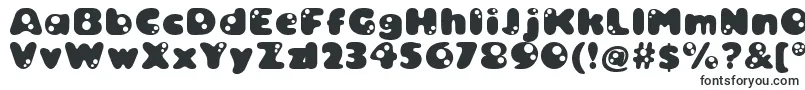 Шрифт Bambina ffy – заполненные шрифты