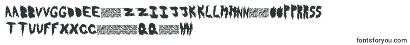 Hotflash-Schriftart – usbekische Schriften