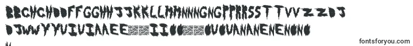 Hotflash-Schriftart – kreolische Schriften