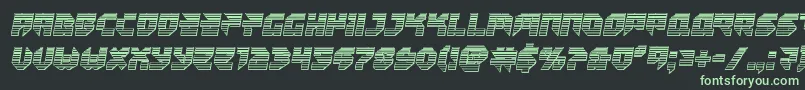 Tokyodrifterchrome Font – Green Fonts on Black Background