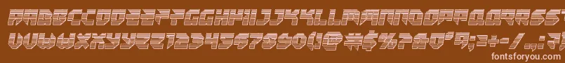 Tokyodrifterchrome Font – Pink Fonts on Brown Background