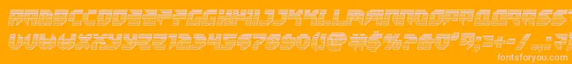 Tokyodrifterchrome Font – Pink Fonts on Orange Background