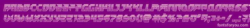 Tokyodrifterchrome Font – Pink Fonts on Purple Background