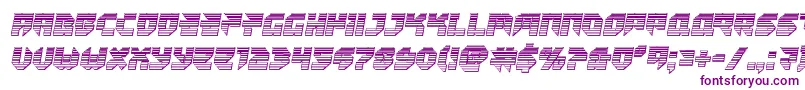 Tokyodrifterchrome-Schriftart – Violette Schriften auf weißem Hintergrund