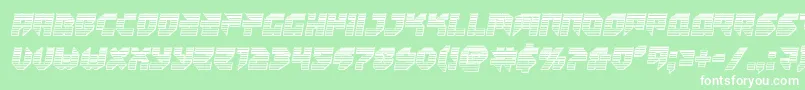 Tokyodrifterchrome Font – White Fonts on Green Background