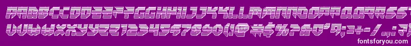 Tokyodrifterchrome Font – White Fonts on Purple Background