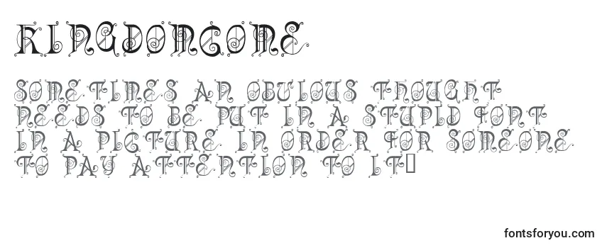 Kingdomcome Font