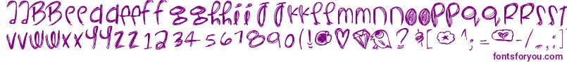Fonte Yeahyeahyeahs – fontes roxas