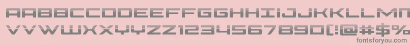 Phoeniciahalf Font – Gray Fonts on Pink Background