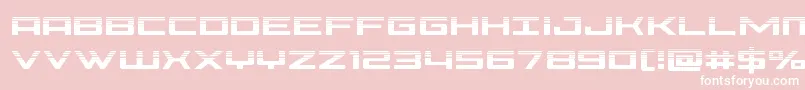 Phoeniciahalf Font – White Fonts on Pink Background