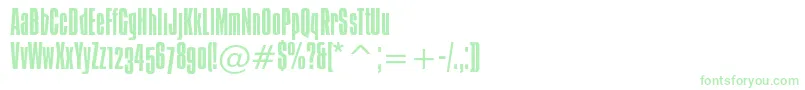 Ibiza-Schriftart – Grüne Schriften