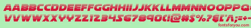 Soloisthalf Font – Red Fonts on Green Background