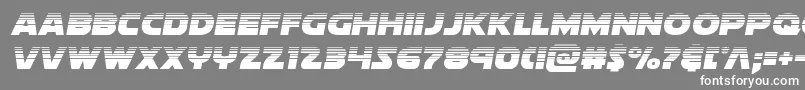 フォントSoloisthalf – 灰色の背景に白い文字