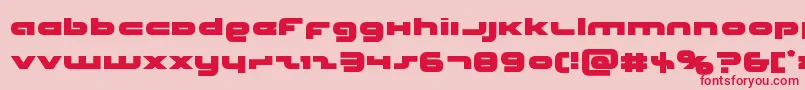 Unisol Font – Red Fonts on Pink Background