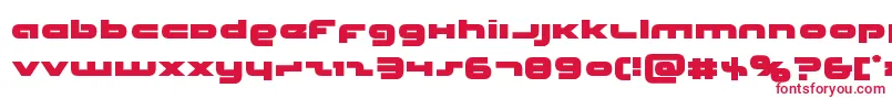 Czcionka Unisol – czerwone czcionki