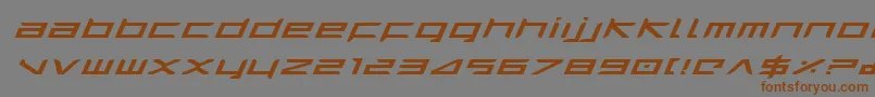 Harriei Font – Brown Fonts on Gray Background