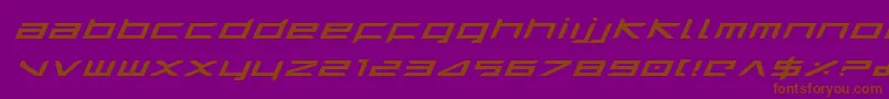 Harriei Font – Brown Fonts on Purple Background