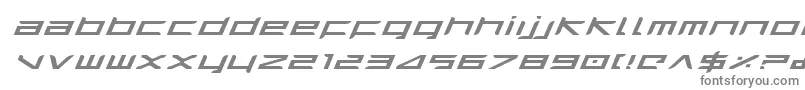 フォントHarriei – 白い背景に灰色の文字