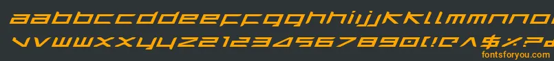 Harriei Font – Orange Fonts on Black Background