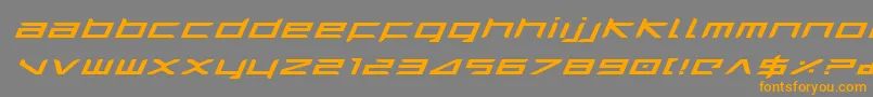 Harriei Font – Orange Fonts on Gray Background