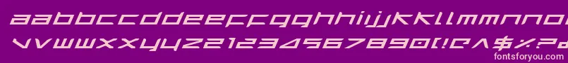 Harriei Font – Pink Fonts on Purple Background