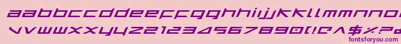Harriei Font – Purple Fonts on Pink Background
