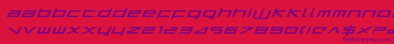 Harriei Font – Purple Fonts on Red Background