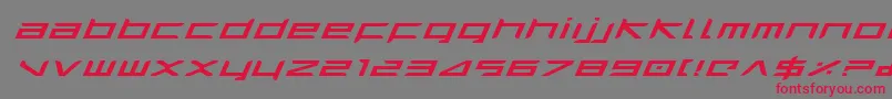 Harriei Font – Red Fonts on Gray Background