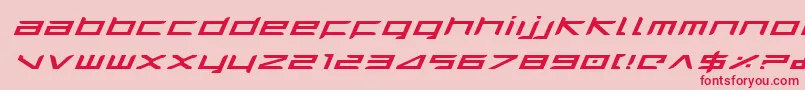 More about Harriei Font Harriei Font – Red Fonts on Pink Background
