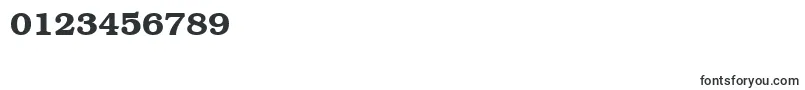ItcBookmanLtDemi-Schriftart – Schriften für Zahlen und Nummern