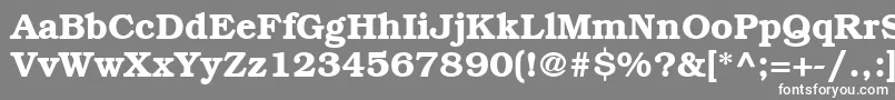 Подробнее о шрифте ItcBookmanLtDemi Шрифт ItcBookmanLtDemi – белые шрифты на сером фоне