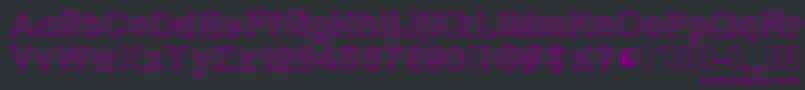 Pastelblock1 Font – Purple Fonts on Black Background