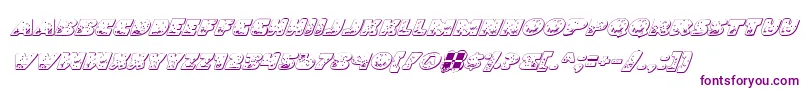 LandSharkOutlineItalic Font – Purple Fonts