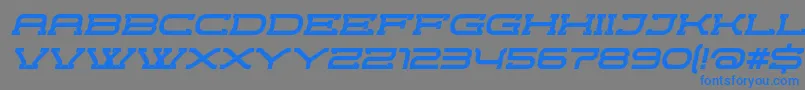 fuente CrewordItalic – Fuentes Azules Sobre Fondo Gris