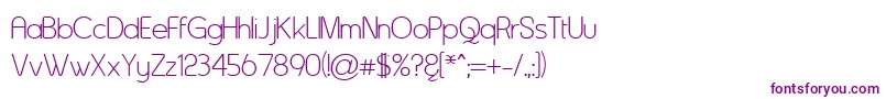 Asenine-Schriftart – Violette Schriften