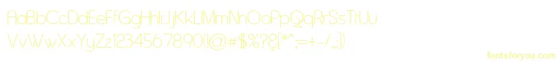 Asenine Font – Yellow Fonts
