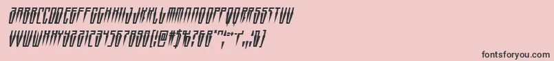 Saiba mais sobre a fonte Swordtoothcondital Fonte Swordtoothcondital – fontes pretas em um fundo rosa