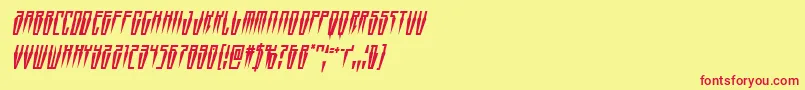 Подробнее о шрифте Swordtoothcondital Шрифт Swordtoothcondital – красные шрифты на жёлтом фоне