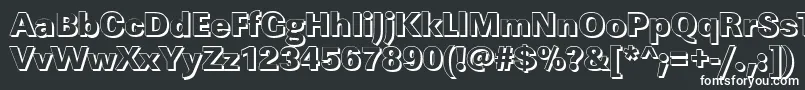 LinearshHeavyRegular Font – White Fonts